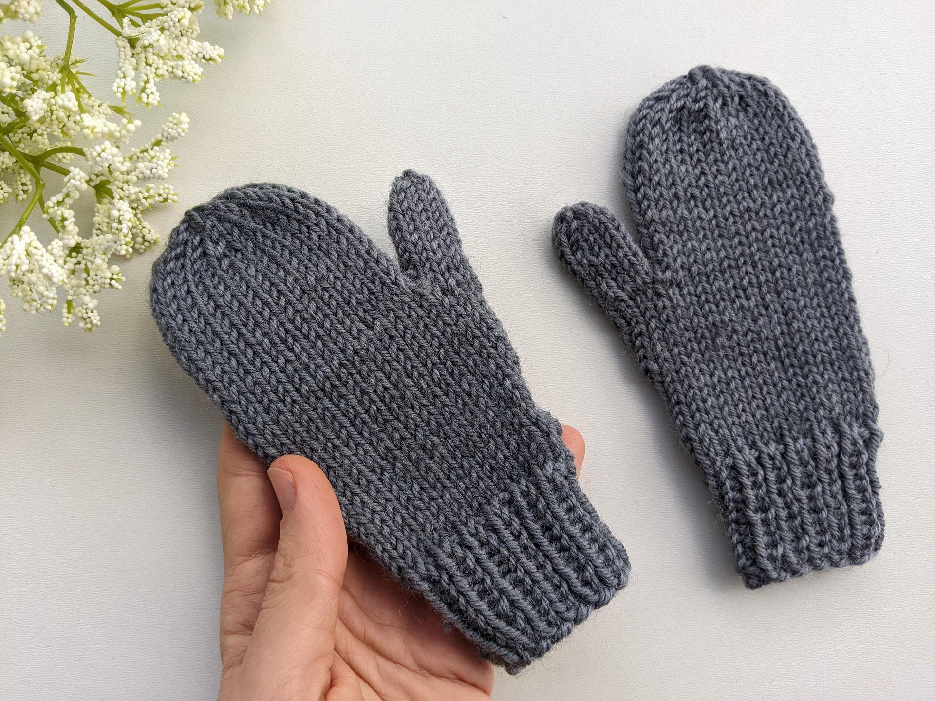 Knit Toddler Winter Mittens Pattern product image (5)