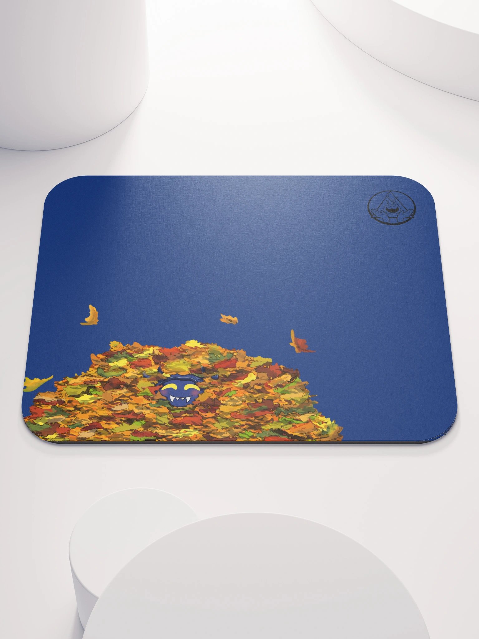 Lil Cherny in the Leaves Classic Mouse Pad product image (1)