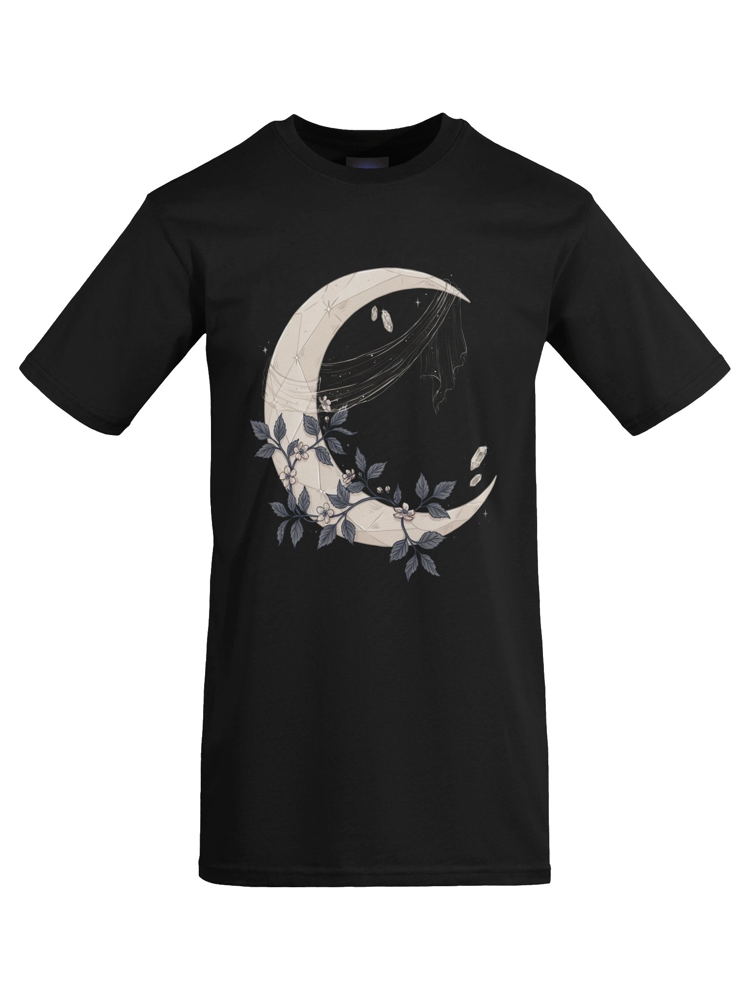 The Veiled Crescent // Botanical Lunar Heavyweight Tee product image (7)