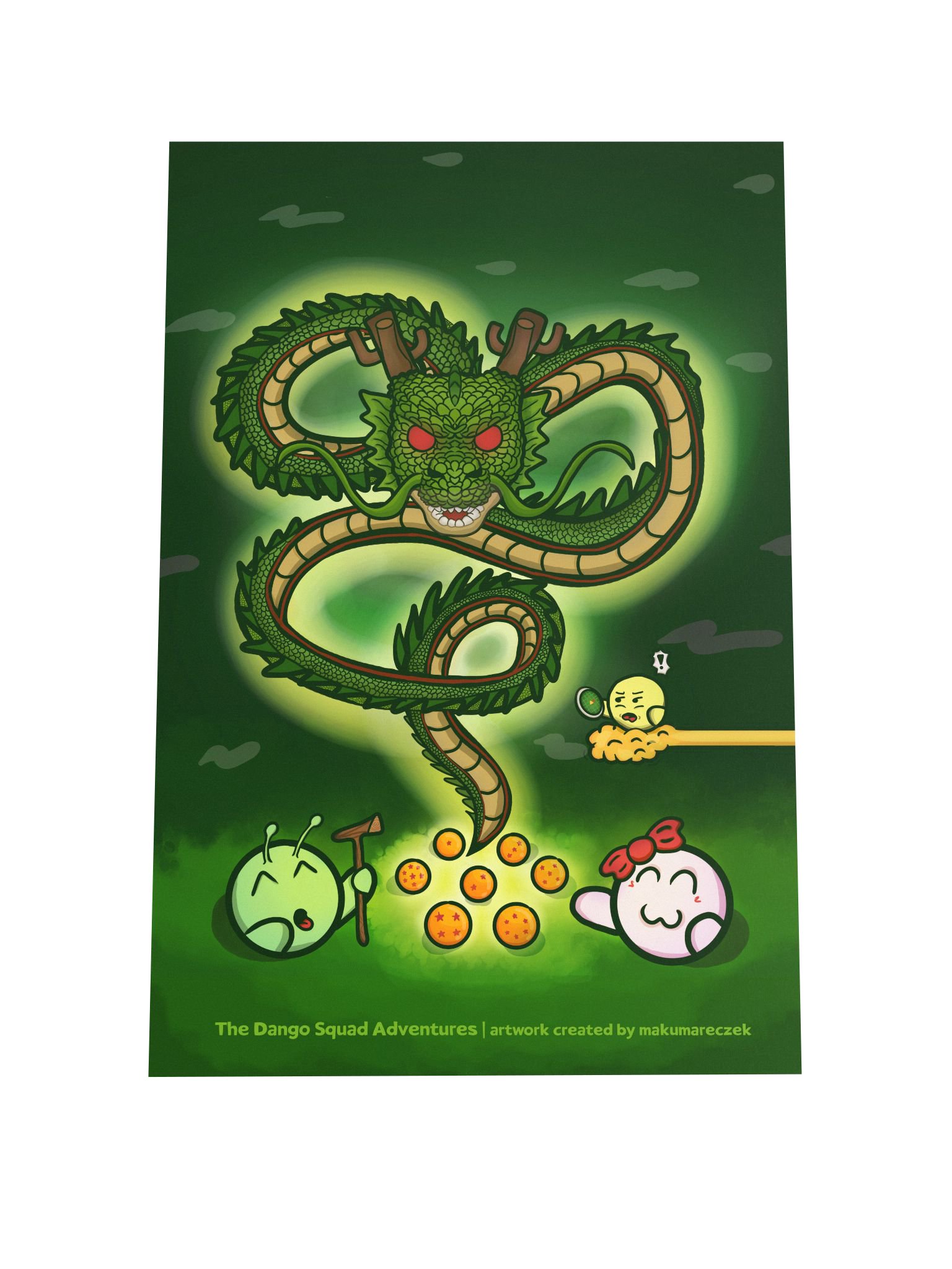 Dango Dragon - Frameless Poster product image (4)
