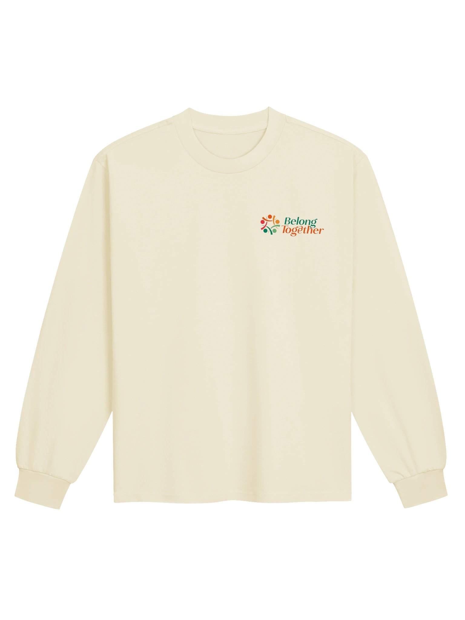 Smile, Somebody Loves You — Back Print Neutral Long Sleeve