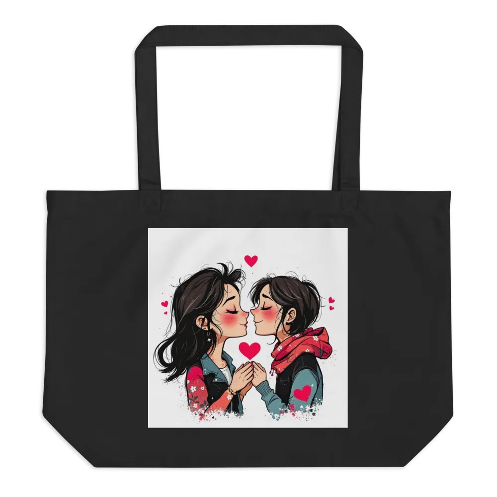 Galentines Hearts Organic Tote product image (1)