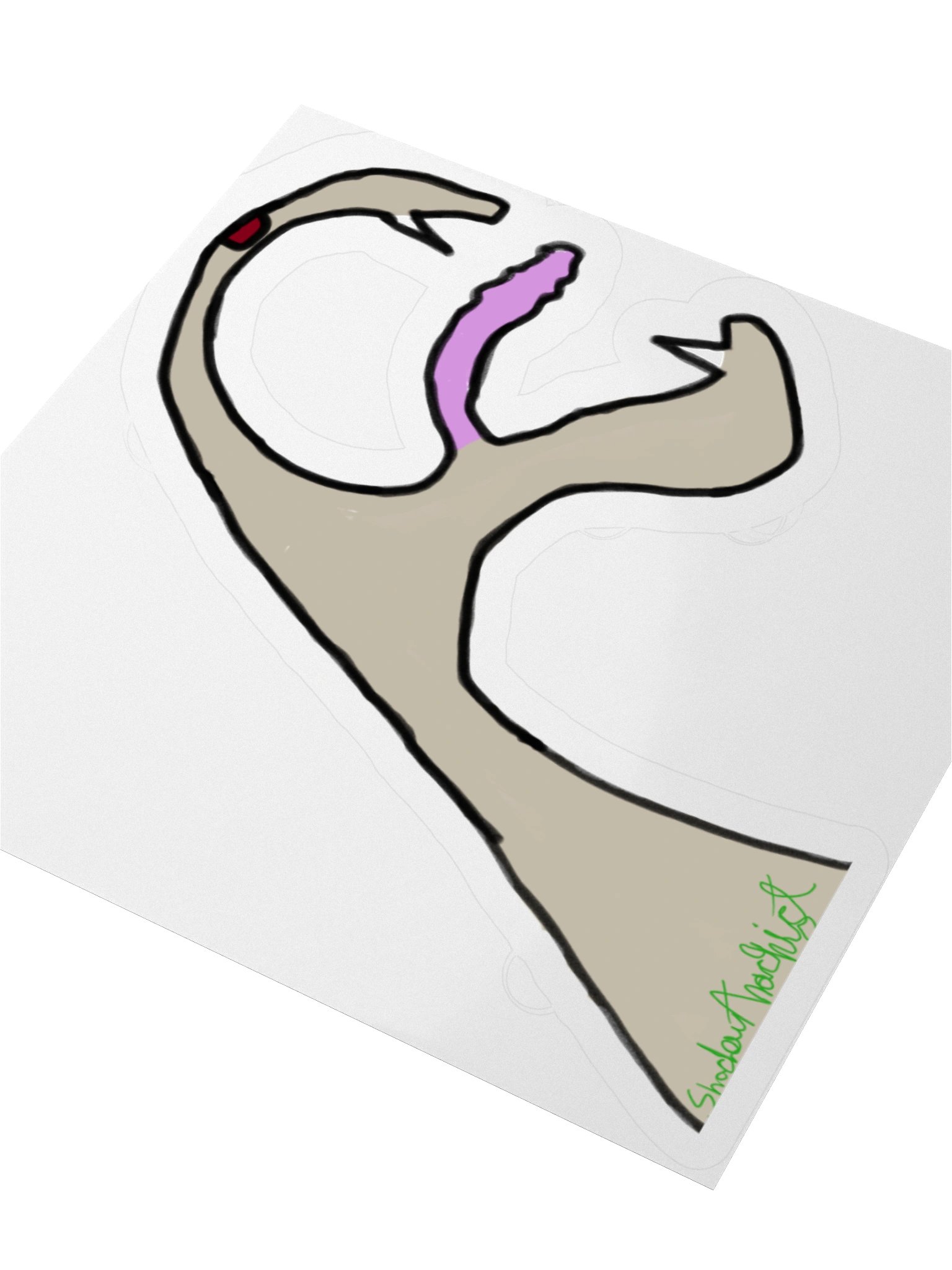 The Derp Snake Sticker product image (3)