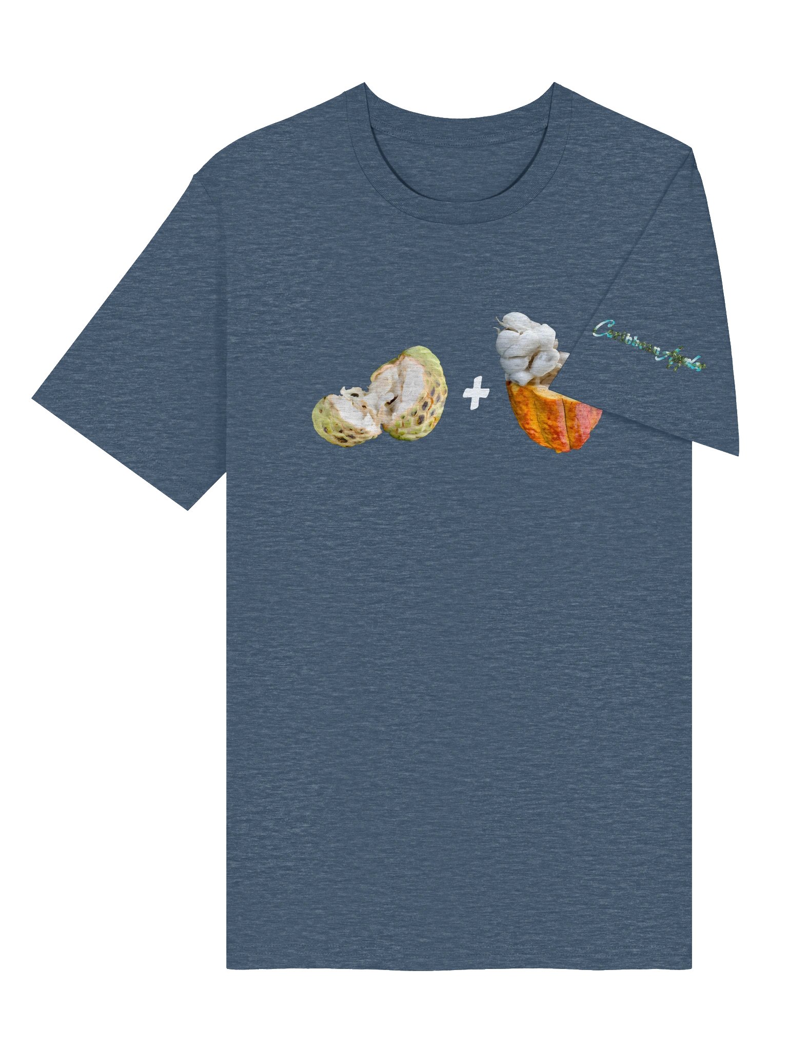 Caribbean Apples - Sugar Apple + CoCao West Indies - Minimal - Organic Cotton T-Shirt product image (66)