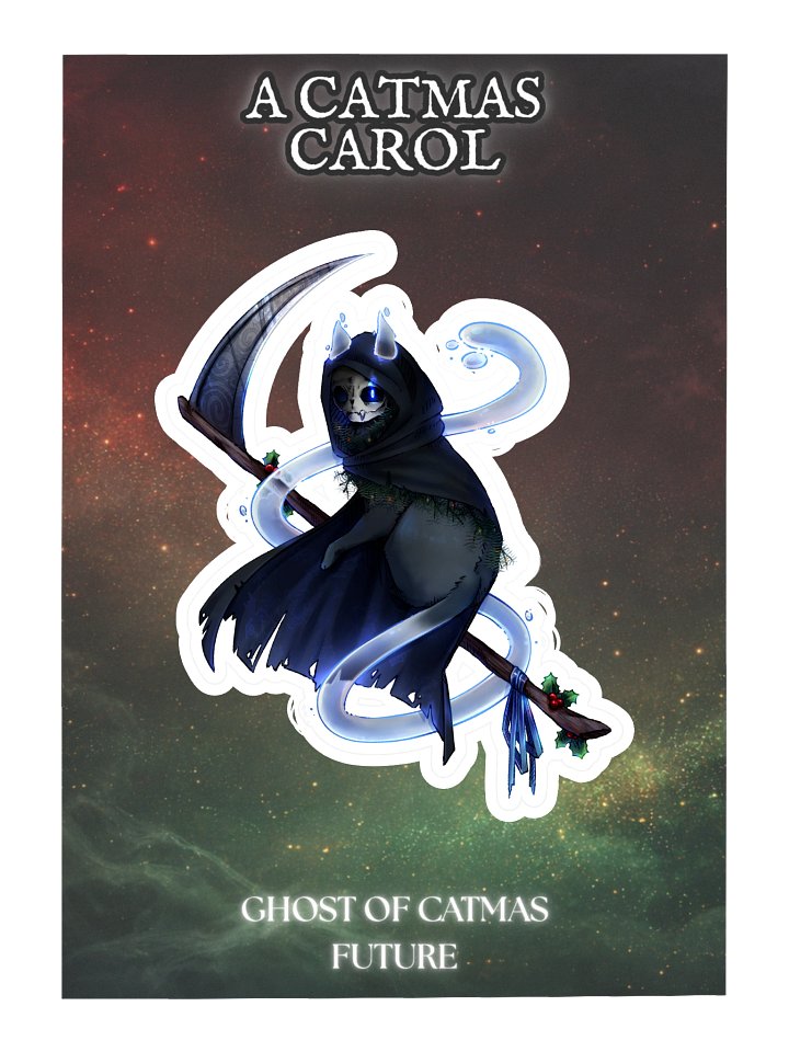 A Catmas Carol | The Ghost of Catmas Future product image (2)