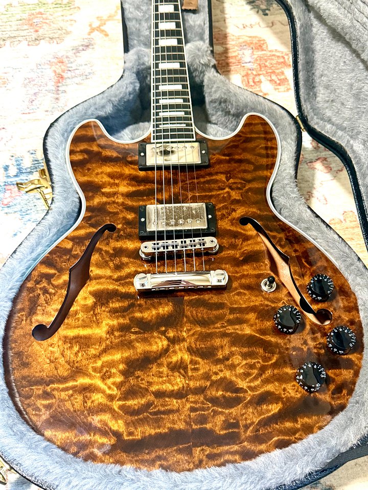 2016 Gibson Midtown Deluxe "CURLY ROOT-BEER" + OHSC product image (2)