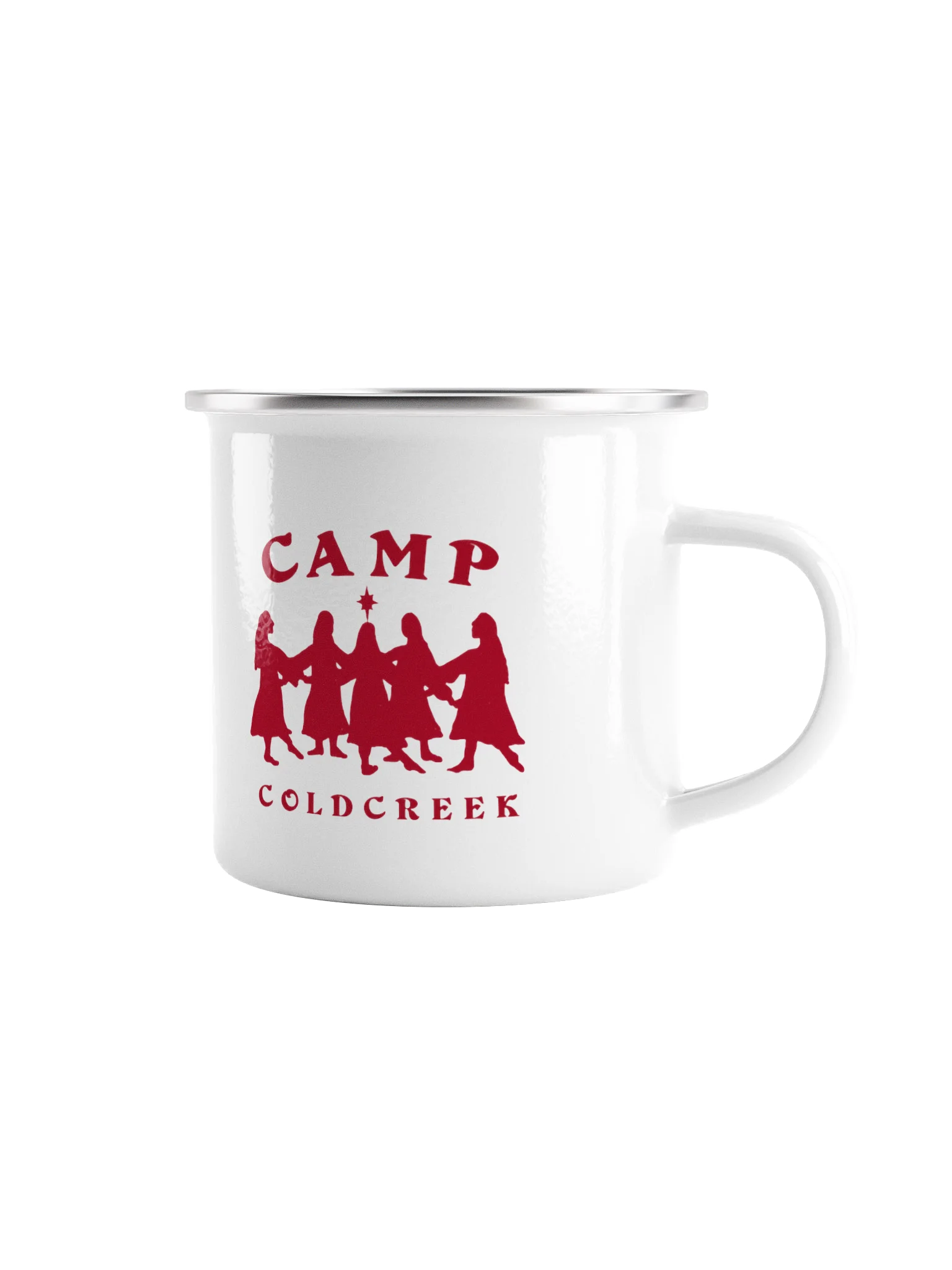 'Camp Coldcreek' Camping Mug (Enamel) product image (1)
