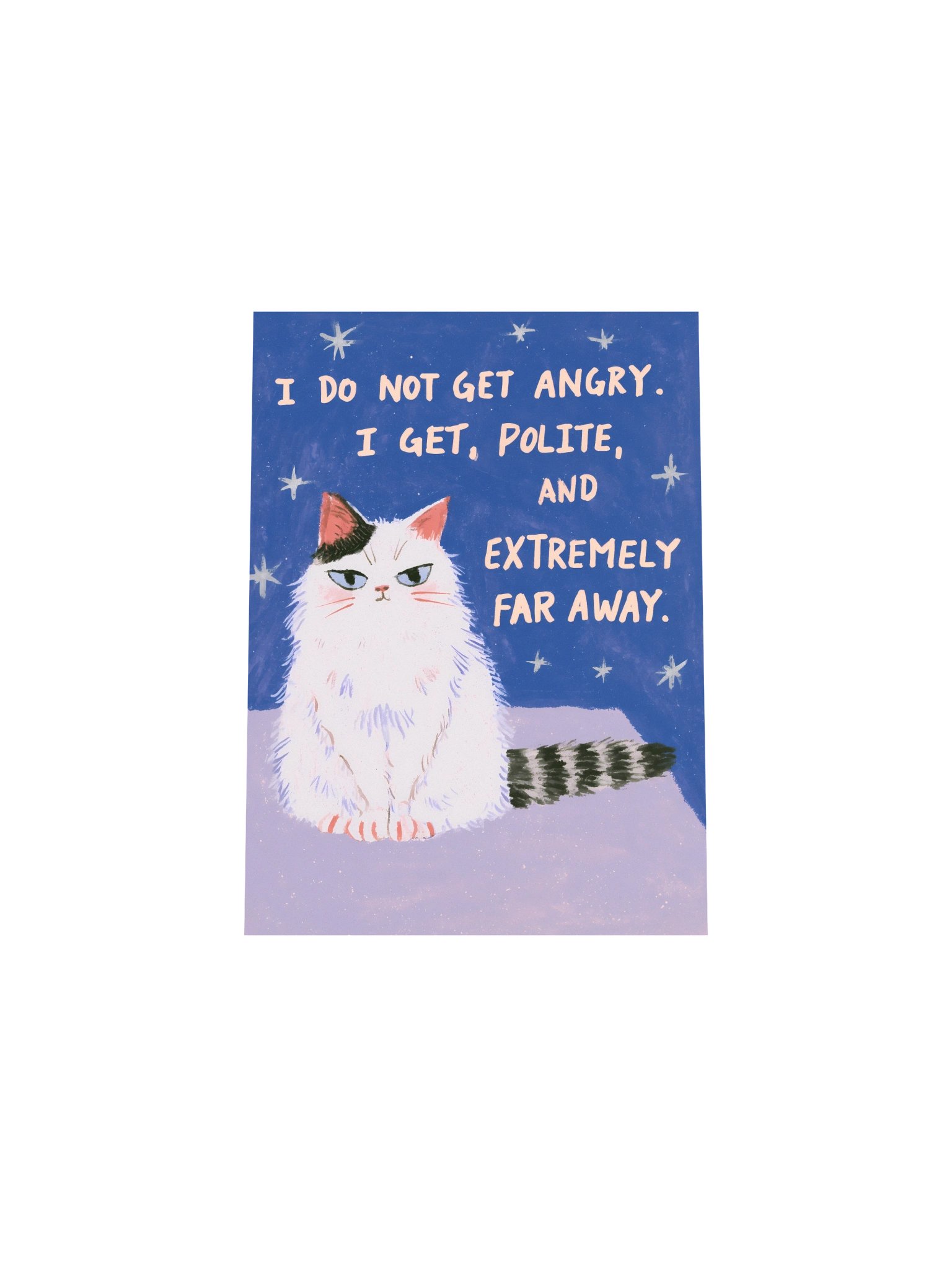 Polite, Extremely Far Away Cat Poster product image (32)