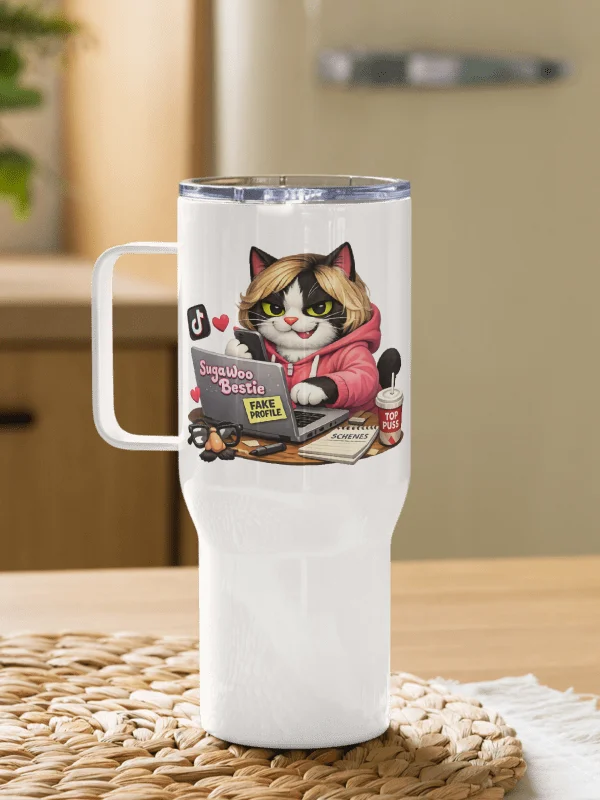 ''Suga Woo Bestie'' Travel Mug with a Handle product image (5)