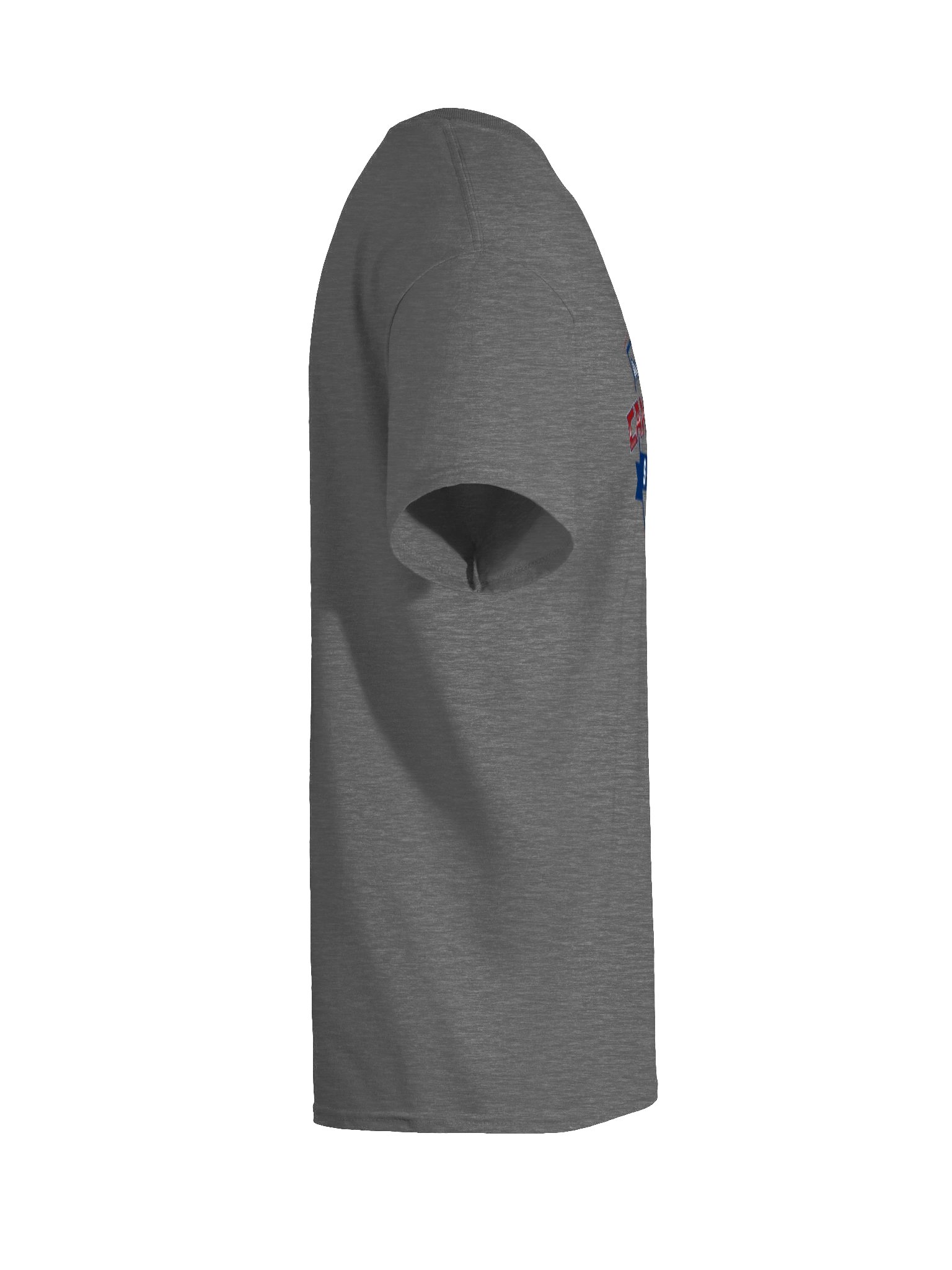 T-shirt - Red White and Blue on Graphite Heather product image (12)