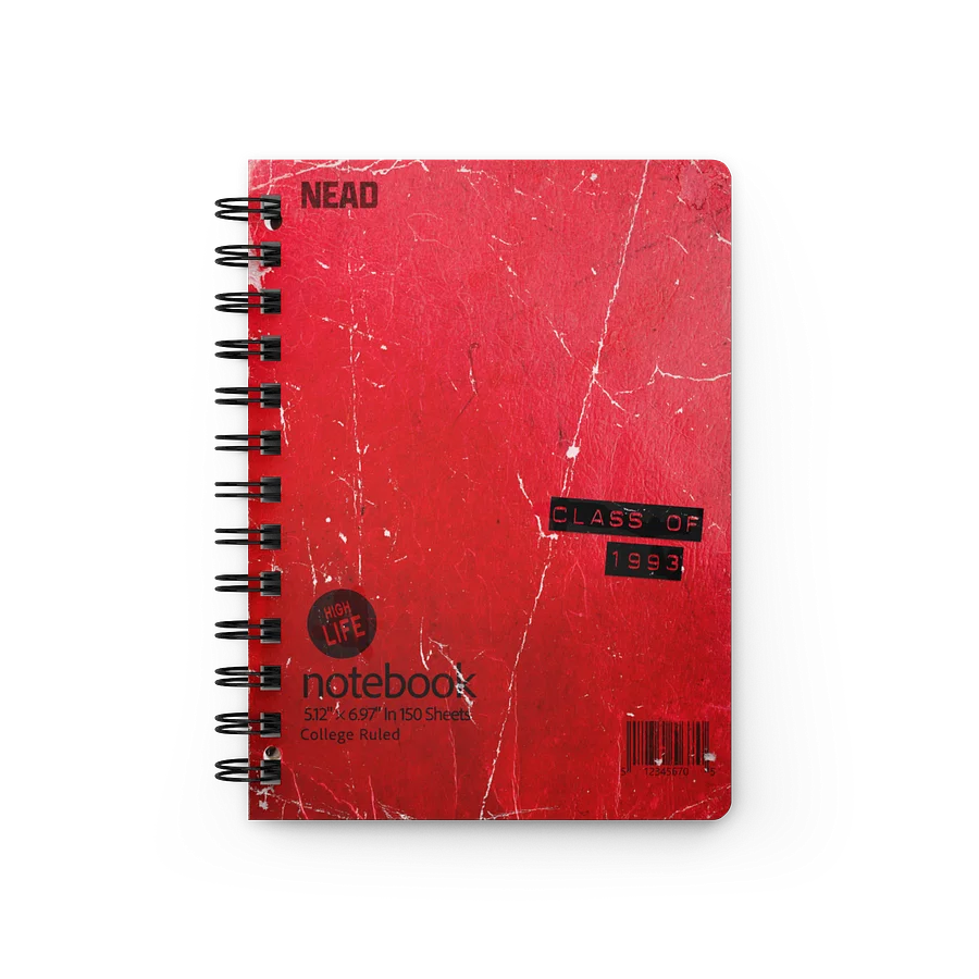 NIGHT TERROR: "90s" Themed Spiral Bound Journal product image (1)