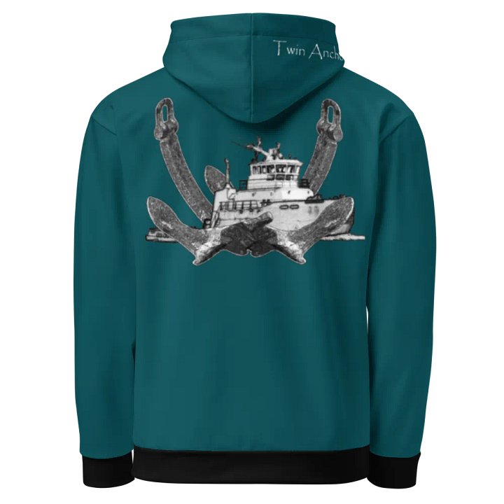 2 Anchor Titan Tug (Teal) – Performance Marine Wear | Twin Anchor Apparel North Current Line product image (1)
