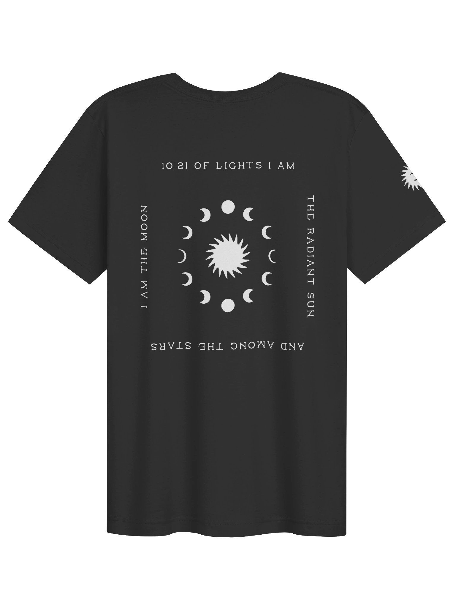 celestial 10:21 bhagavad gita tee - white artwork product image (16)