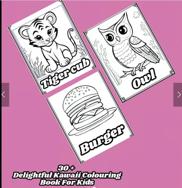 Kawaii Colouring Book For Kids product image (2)