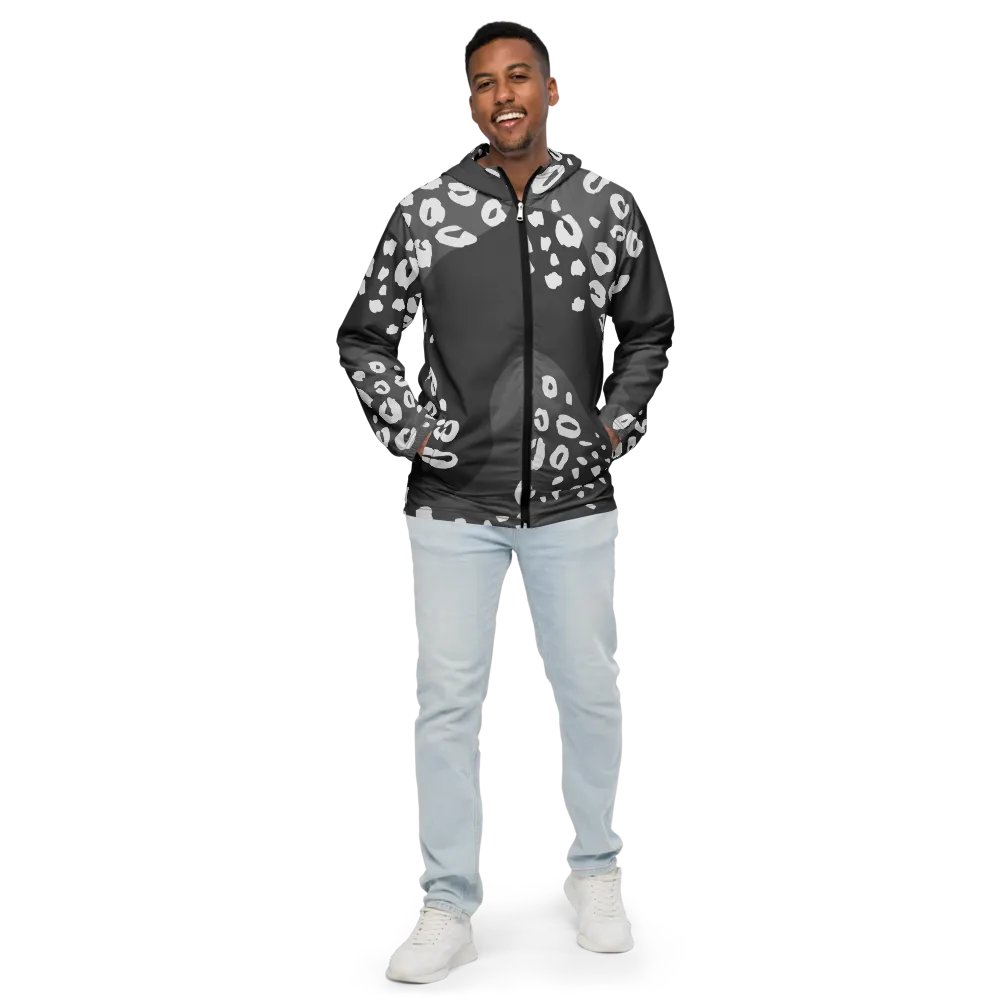Grey Dynamic Leopard Adventure Windbreaker product image (1)