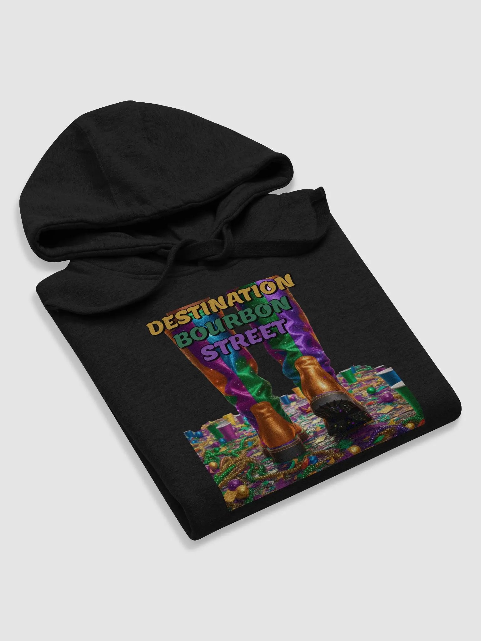 Destination Bourbon Street - Funny Mardi Gras Hoodie product image (4)