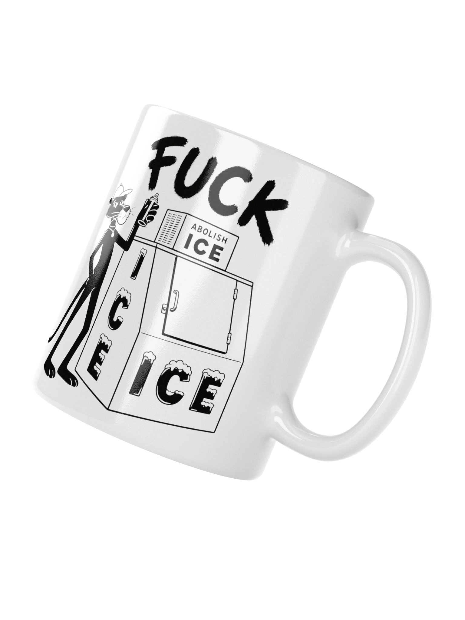 Fuck ICE Panther Protest Mug product image (2)