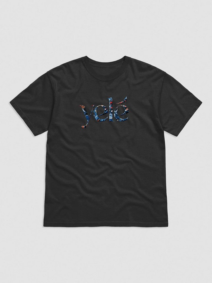 Yelé Festivity Print Embroidered Logo Ethereal VOID Unisex Tee product image (1)