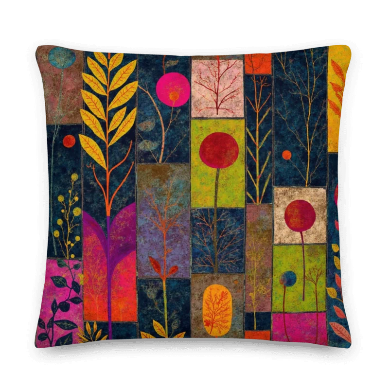 Floral Mosaic All-Over Print Pillow product image (1)