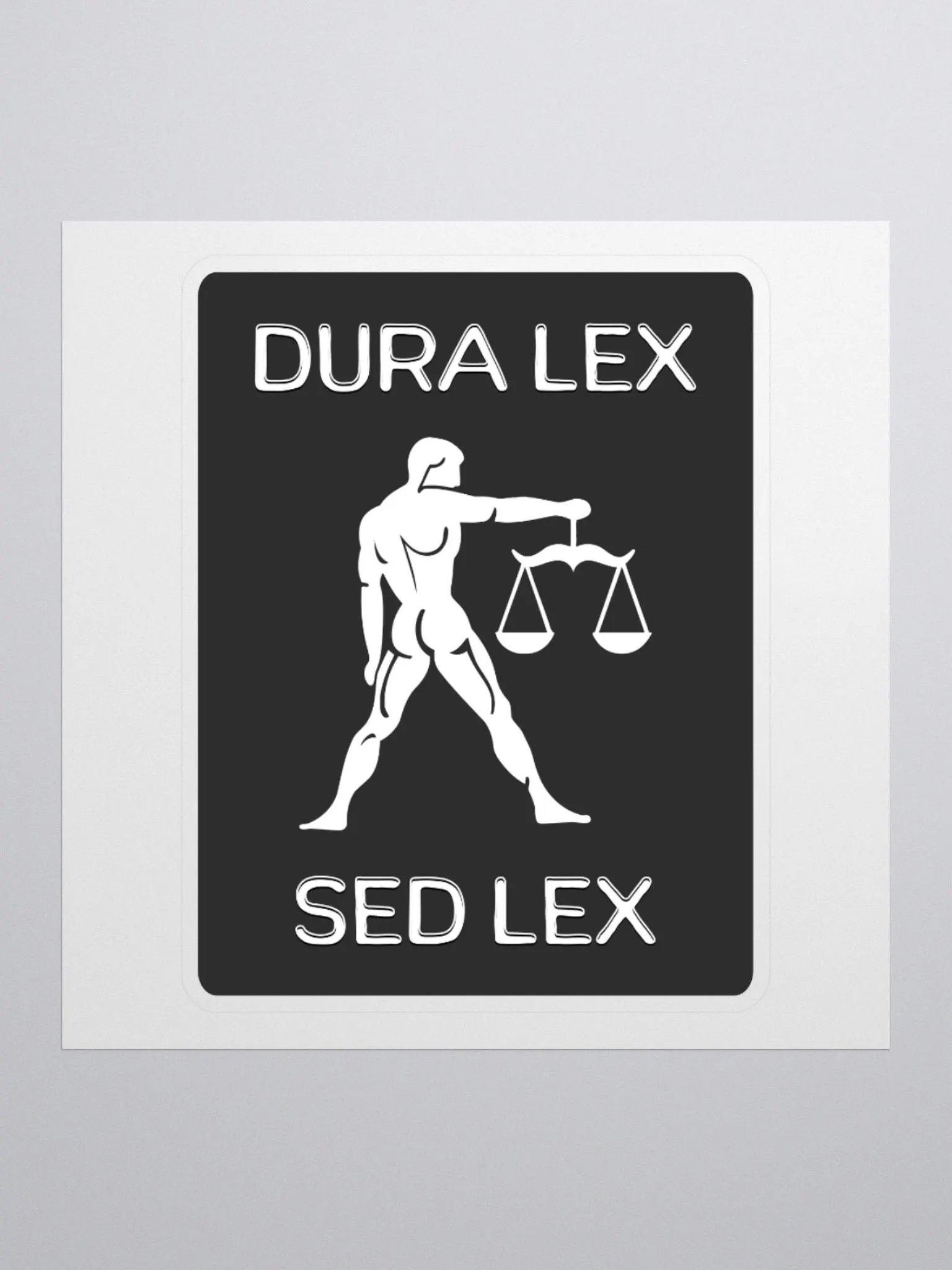 Dura Lex Sed Lex Sticker product image (1)