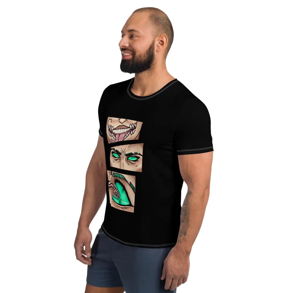 Colored Manga Panel Athletic Tee product image (3)