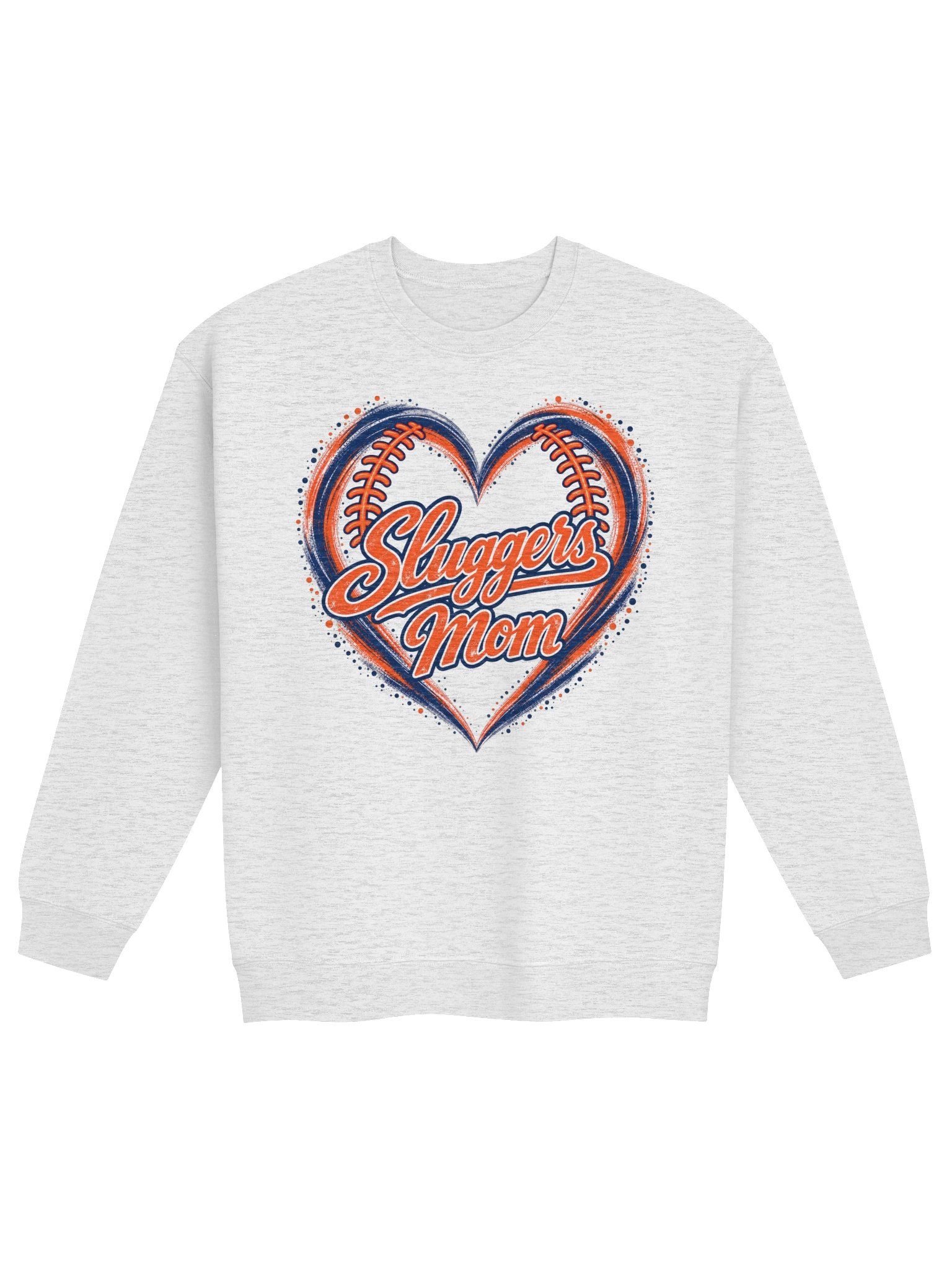 Sluggers Mom In Heart Unisex Crewneck Sweatshirt product image (1)