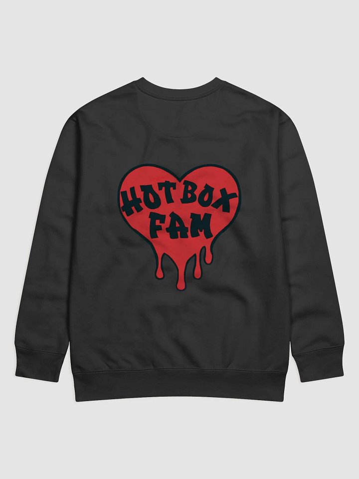 HOT BOX FAM RED LOGO ON BACK SWEATSHIRT product image (2)