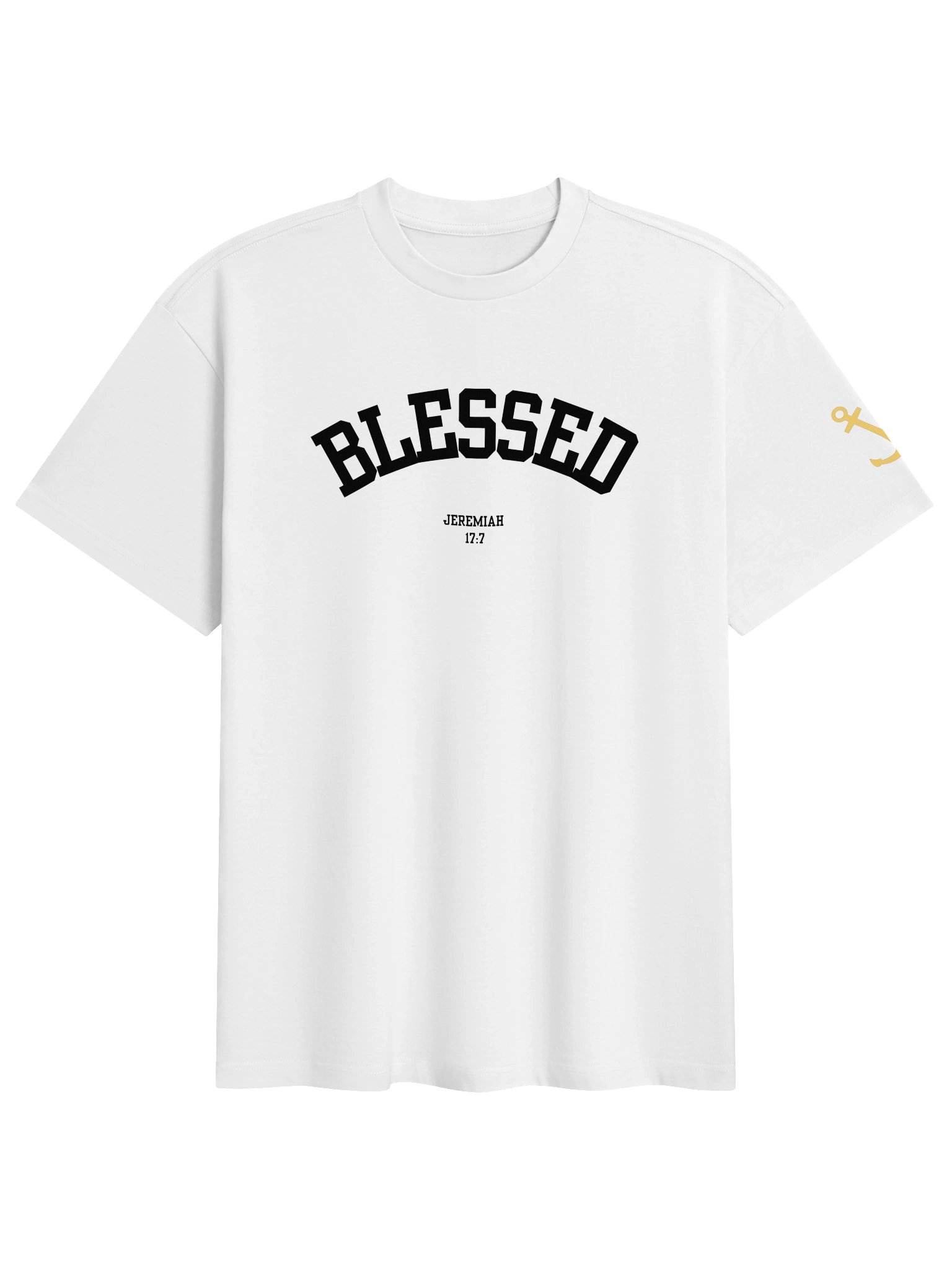 Blessed Boxy Tee (White) product image (1)
