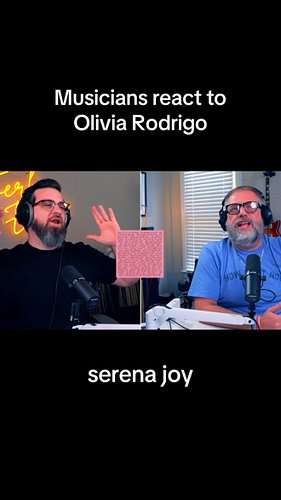 @oliviarodrigo surprise dropping a new song? Yes please. #twerkethic #reaction #oliviarodrigo #serenajoy #daiseychain