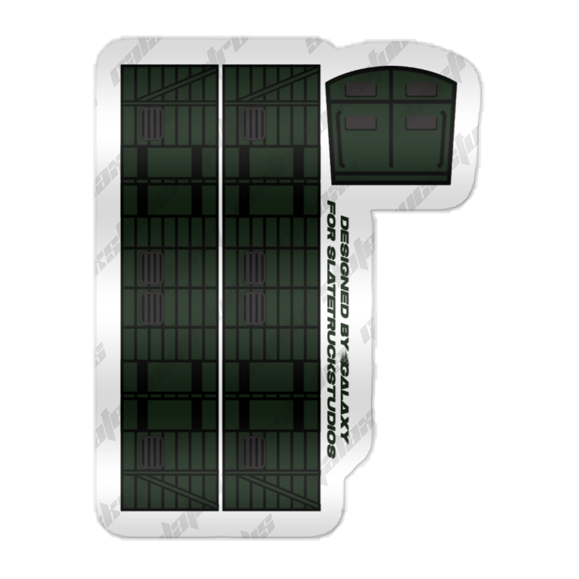 ERTL “Dark Green Utility Van” Sticker Set product image (1)