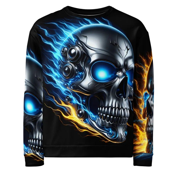 Ethereal Skull Glow - Unisex Sweatshirt #14 product image (1)