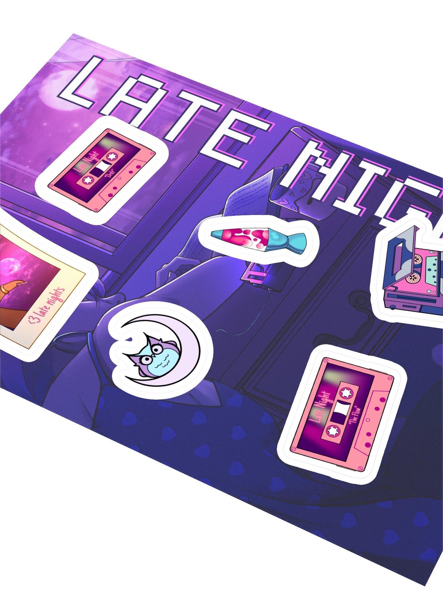 Late Night Tune Stickers product image (3)