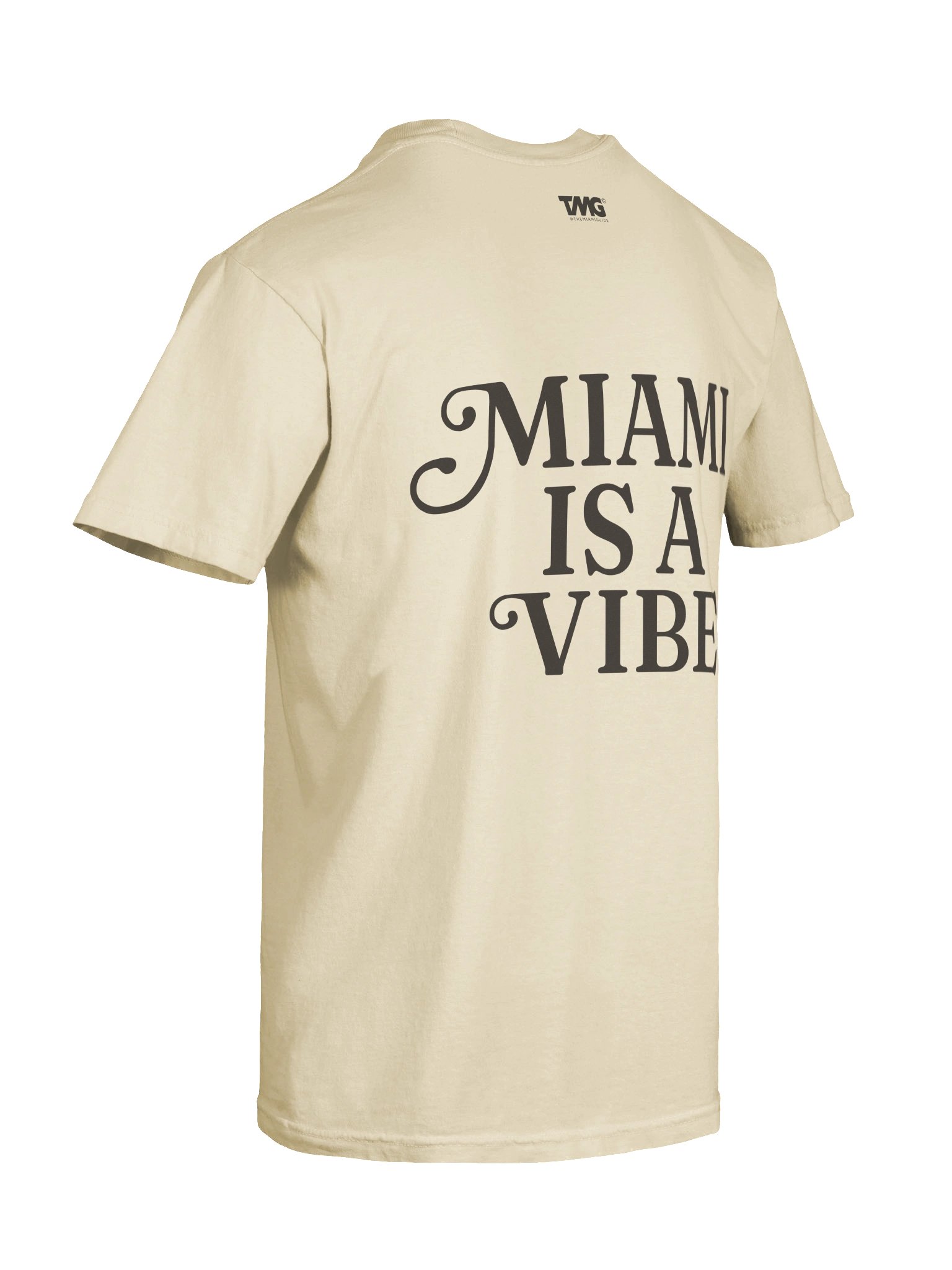 Miami Is A Vibe T-Shirt - Ivory / White product image (8)