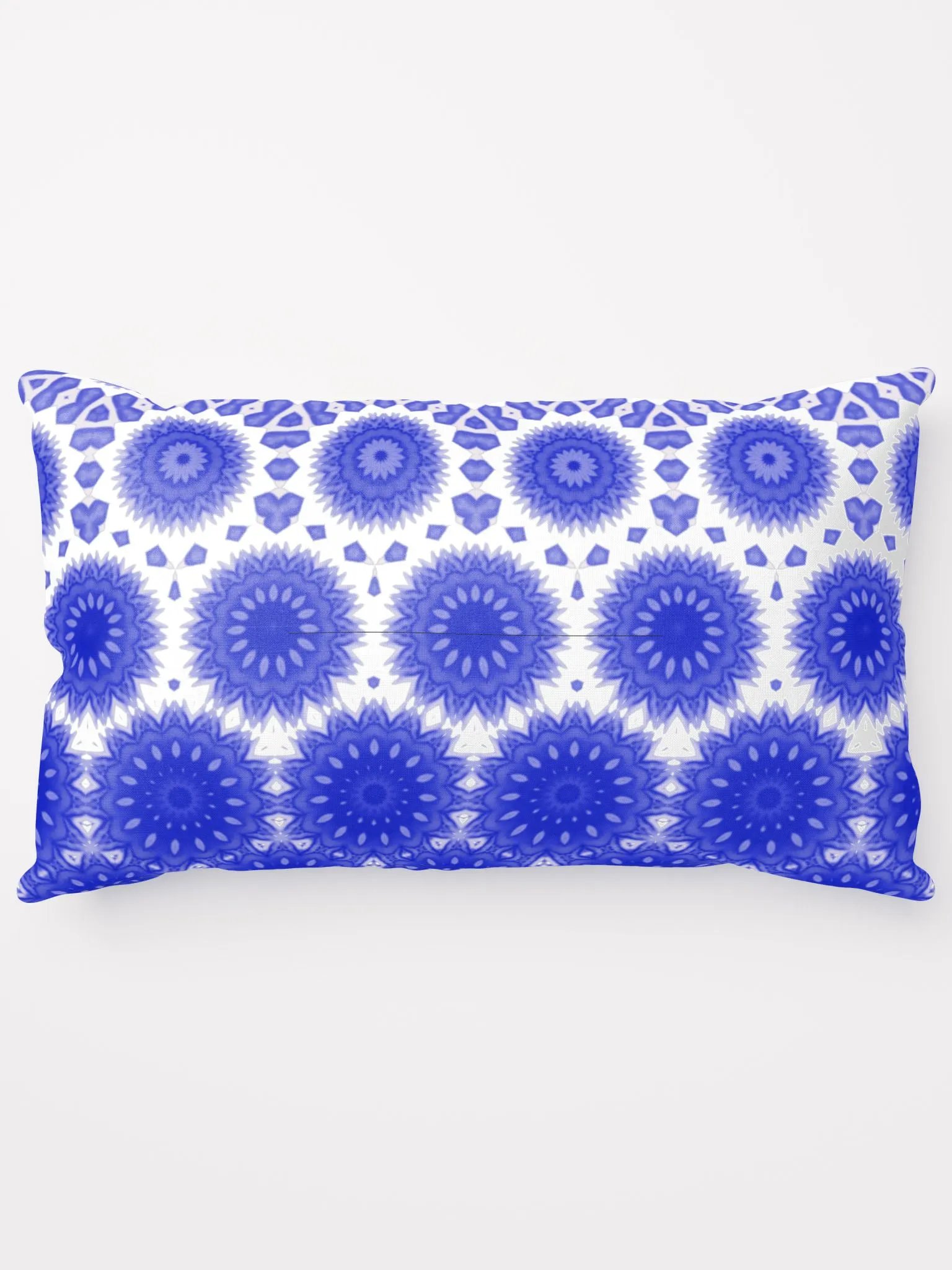 Blue & White Daisy Pillow product image (5)