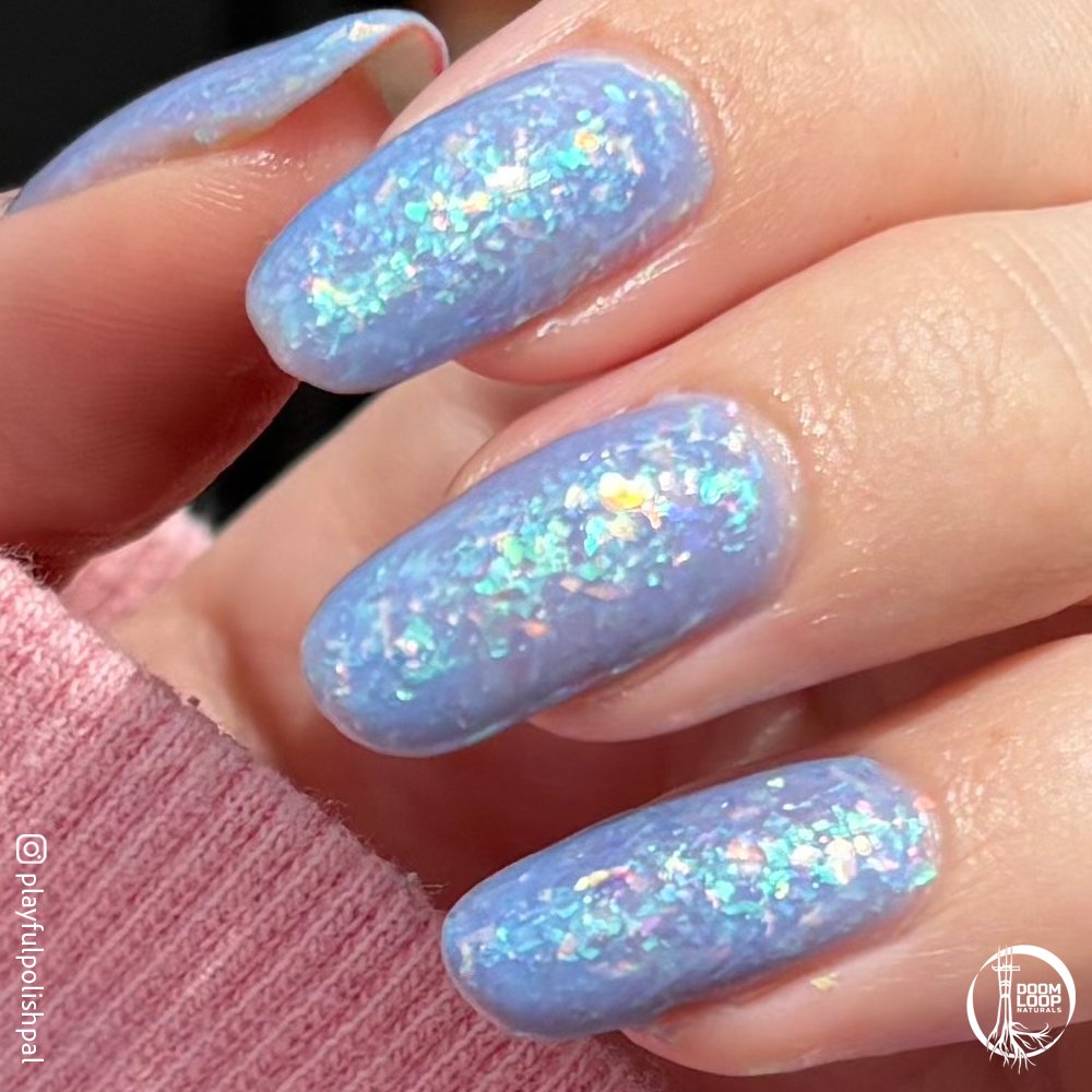 THIS FUTURE THEY FEAR - Luminous Blue Jelly Flakie Nail Polish product image (5)