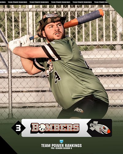 3 - Bombers

2025 Record: 7-10, 3rd Place in National League

2026 Roster:
- Cam Smith (Captain)
- Jake Welnick
- Ethan Winer...