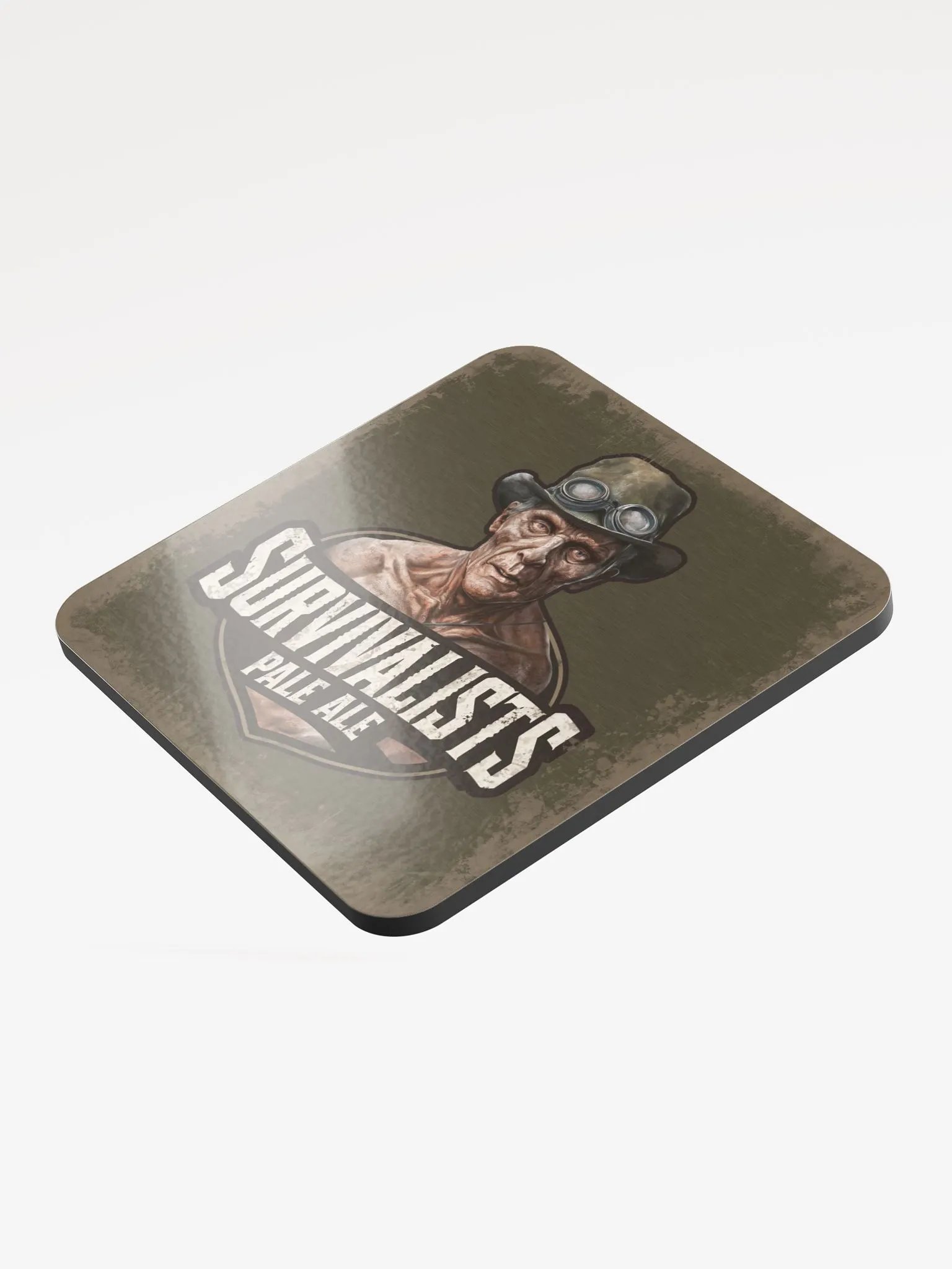 Survivalist Pale Ale - Glossed Cork Coaster product image (4)