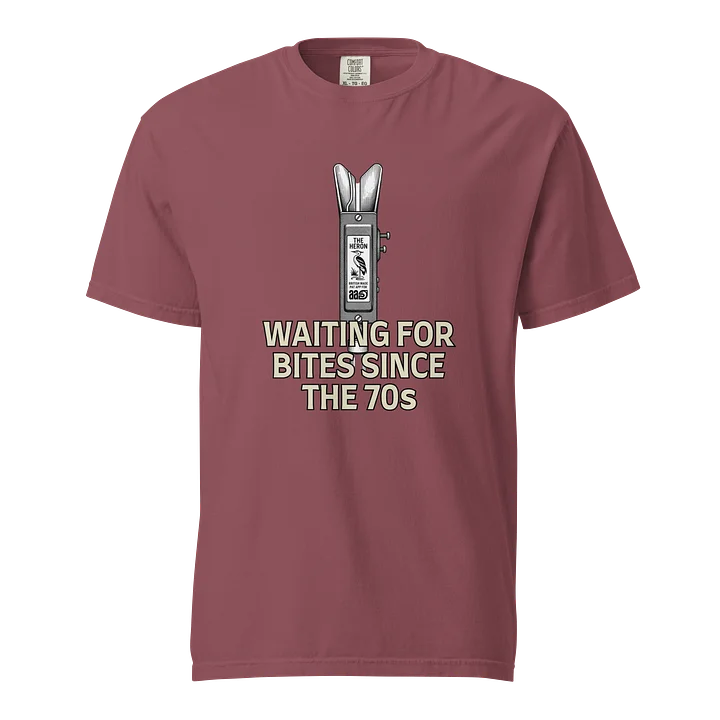 Heron Bite Indicator “Waiting For Bites Since The 70s” T-Shirt product image (17)