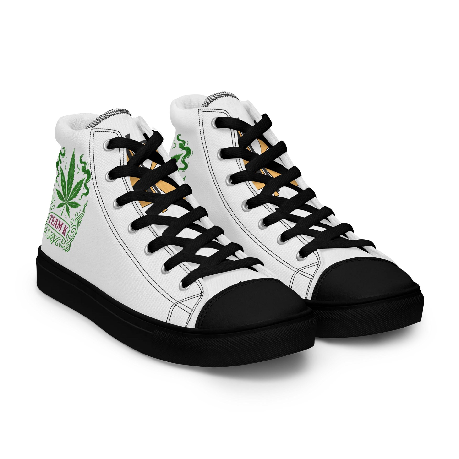 Team K V-7 Women's High Top Canvas Shoes product image (8)