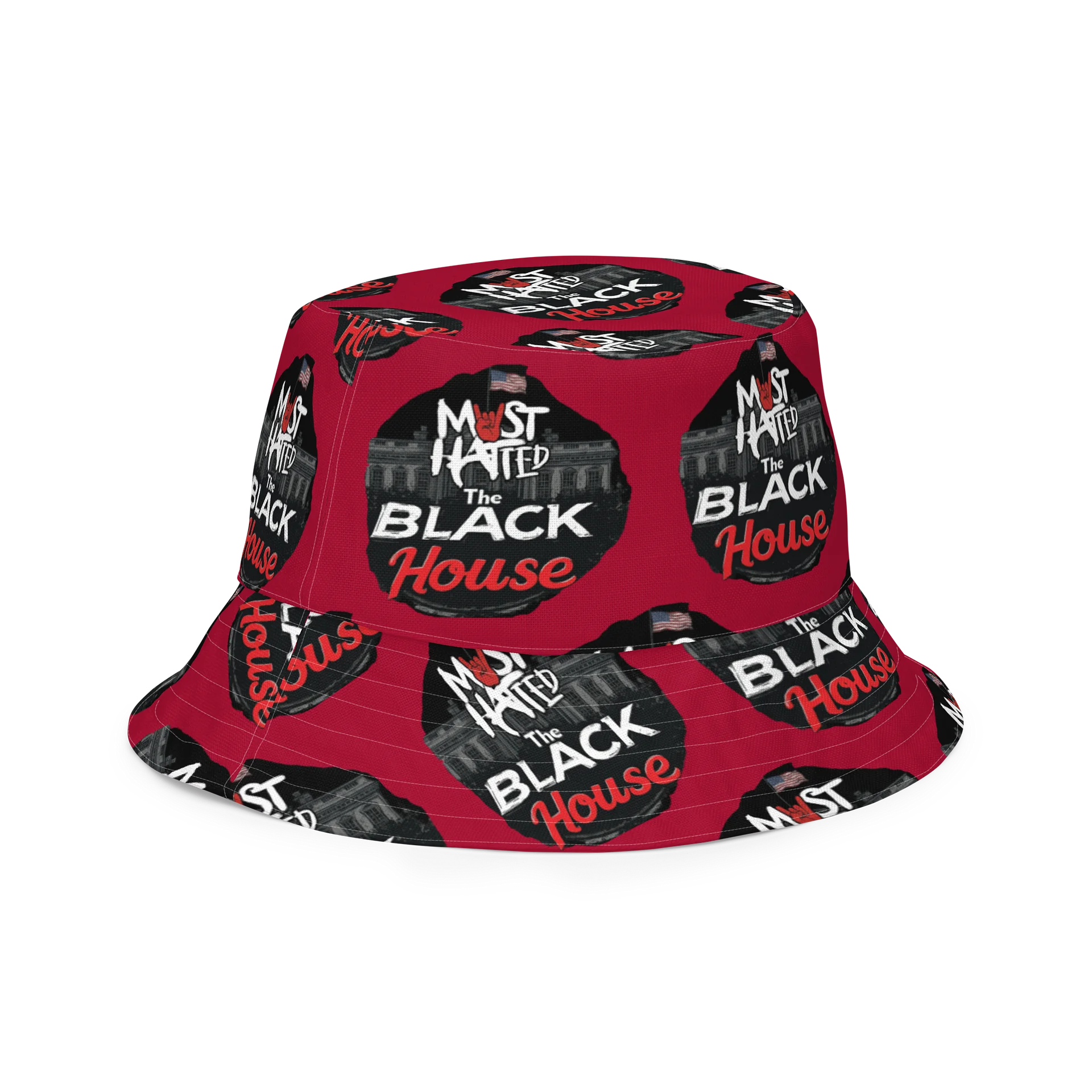 most hated Grid Reversible Bucket Hat — S.P.N product image (5)
