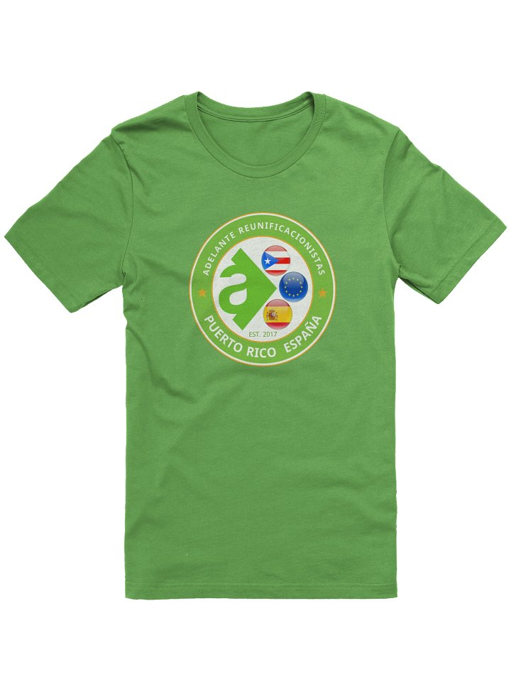 Camiseta ( azul, dorado, blanco, verde)- Adelante Reunificacionistas logo circular product image (1)