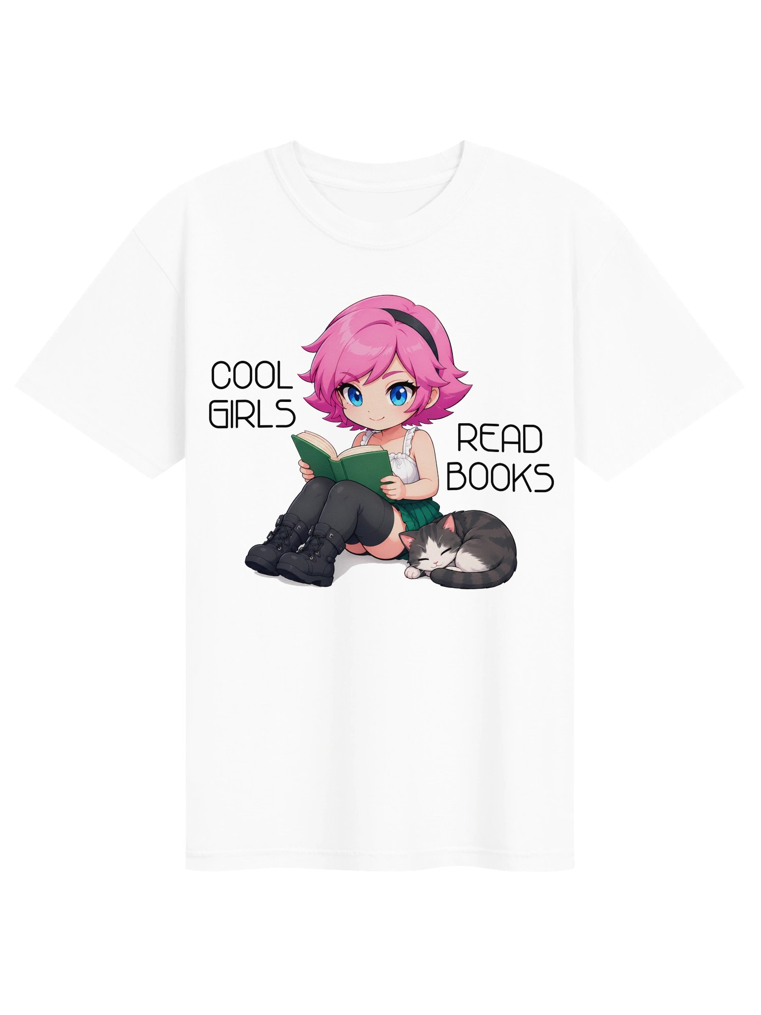 COOL GIRLS READ BOOKS ft Julia (black) product image (1)