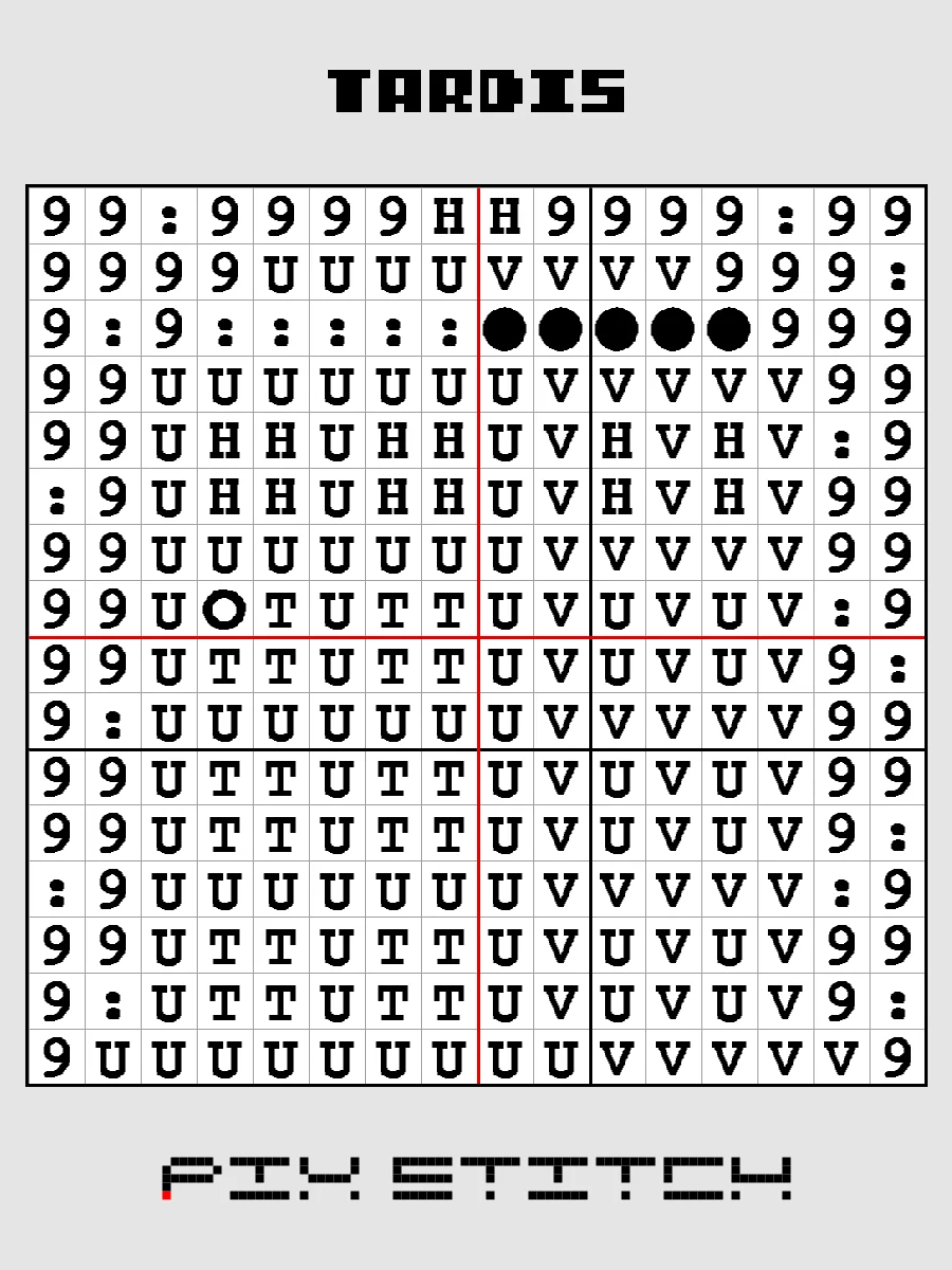 Tardis Pixel Art product image (3)