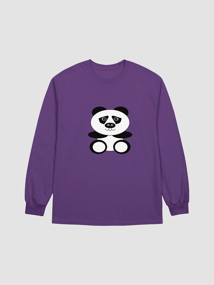 Whimsical Panda Cartoon Long Sleeve Tee product image (1)