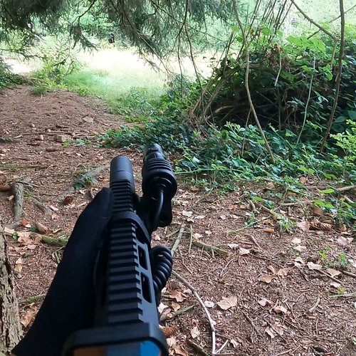 1 vs 6 no sweat 😎#easy #airsoftbelgium #fullauto #airsoft #crimievents #chambers
