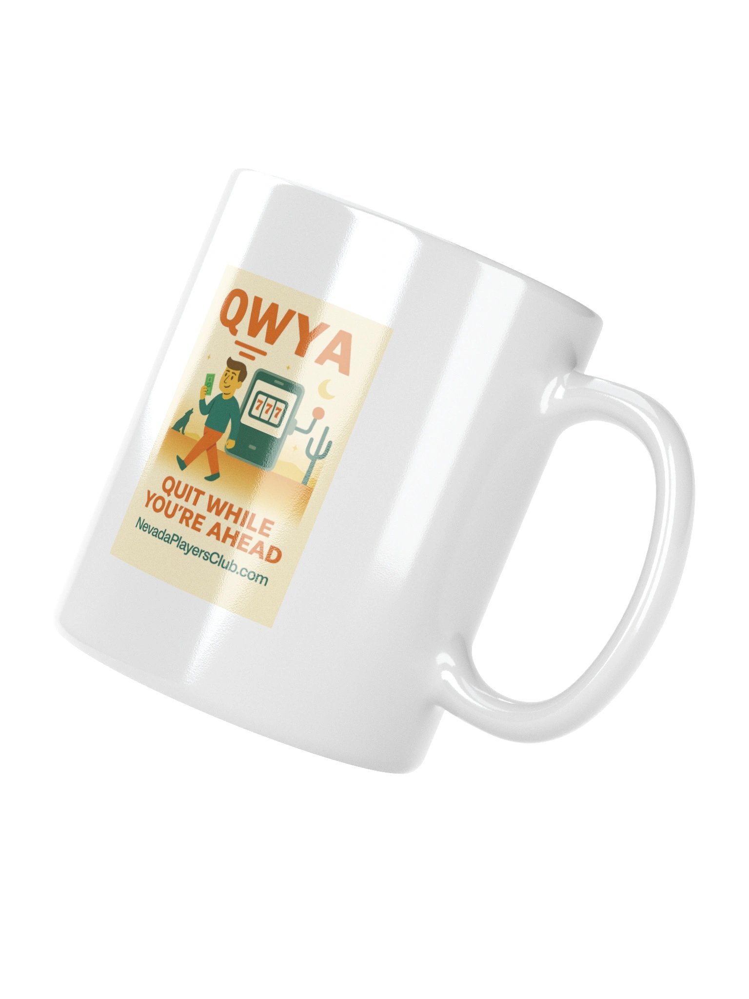 White Quit While You're Ahead Mug - Alt Version 2 product image (3)