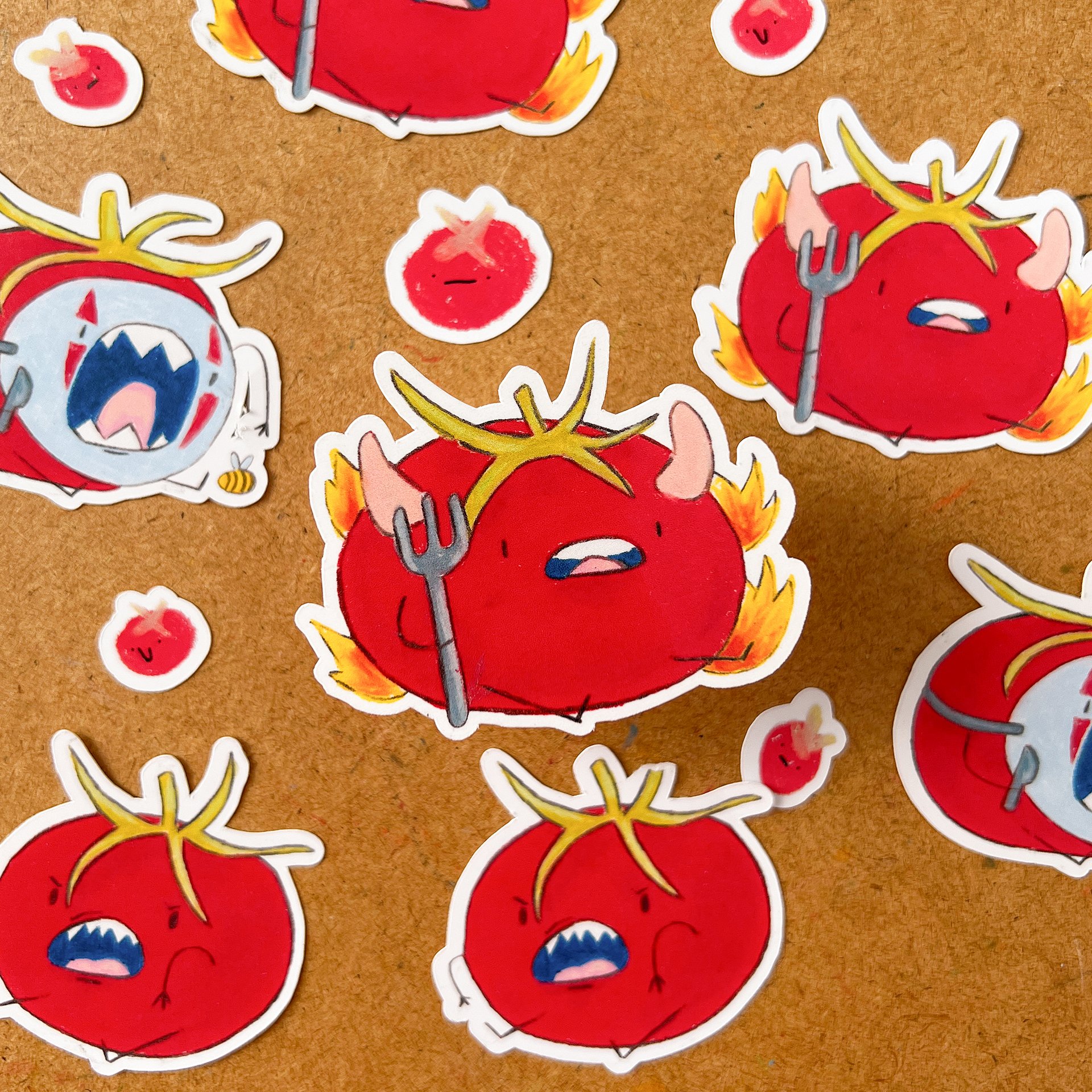 Hot tomato sticker product image (2)