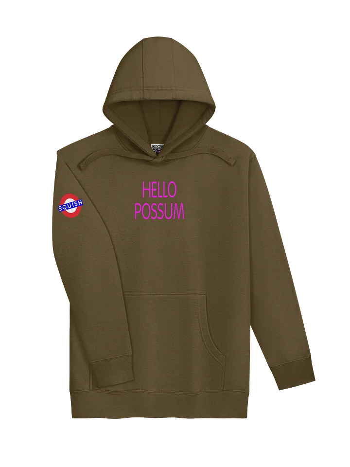 Hello Possum Graphic Hoodie - Hot Pink product image (2)