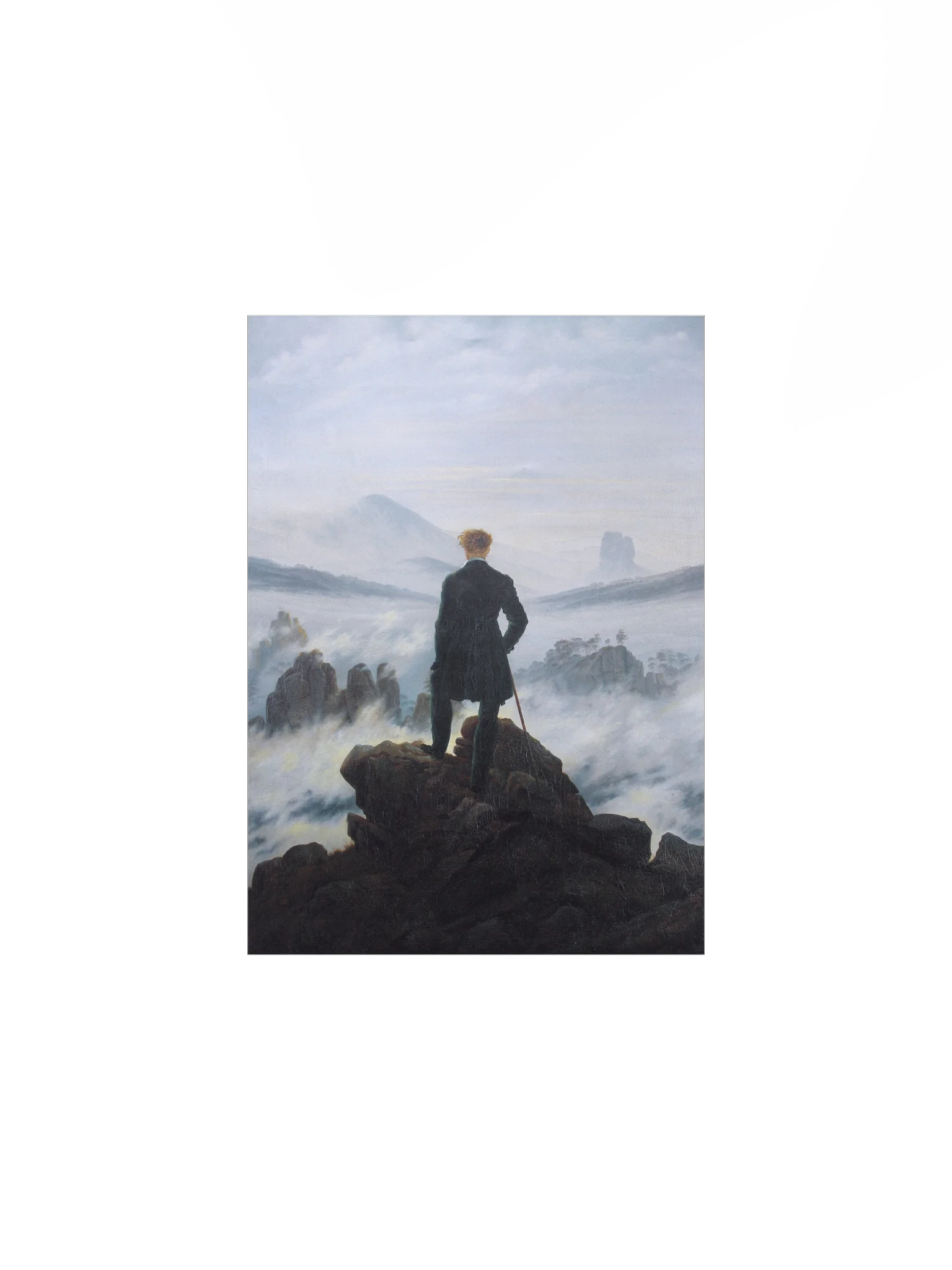 Wanderer above the Sea of Fog-Matte Print product image (1)