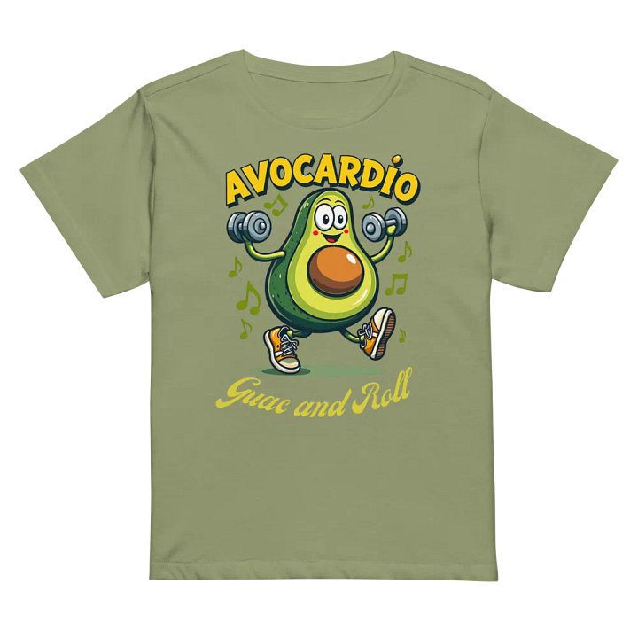 Avocardio Cartoon Women's High-Waisted Tee product image (32)